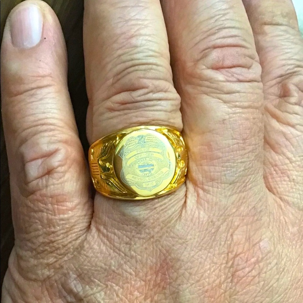 Stainless Steel Ring 💍 Gold Plated